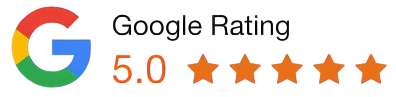 Google Reviews Rating: 5 stars